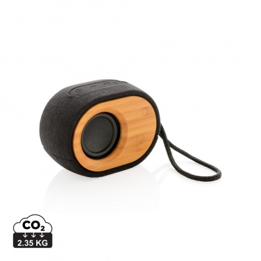 Logo trade promotional gifts image of: Bamboo X  speaker